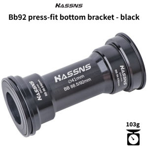 HASSNS bb92 pressfit bottom bracket 24mm Sealed bearing For Shimano Crankset Mountain Road bike press fit bottom bracket