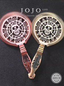 Stainless Steel Foldable Ice Separator Filter JOJOS L. PD.Phoebe Efficient Barware Beverage Serving Utensils