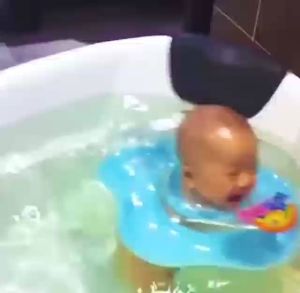 Safety Infant Float Circle Inflatable Baby Neck Floater Swimming Ring Neck Floater HIEM