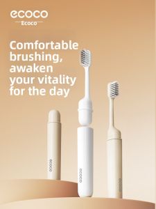 ecoco | Portable Travel Toothbrush Set for Adults and Children Small Head