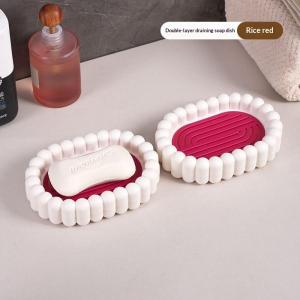 Bathroom Shower & Travel Soap Storage Dish Mini Plastic Portable Soap Tray