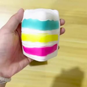 Schylling | Nee Doh Peace O Cake Sensory Squeeze Toy Stress Relief Fidget Toy
