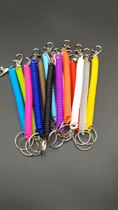 FH-C1249 Gantungan Kunci Motor Spiral Elastis Tali Karet Dapat Ditarik / Keychain Spiral Gantungan