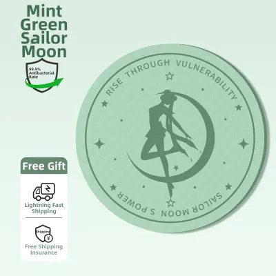 Indoor Non-slip Shock-absorbing Silent Thick Small Round Mat for Yoga and Running