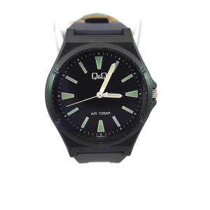 Q&Q WATCH RUBBER 10BAR WATER RESIST VQ66J810Y*