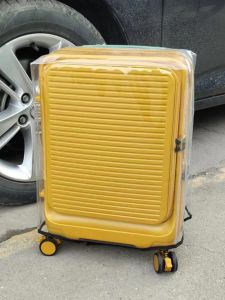 Rakutabi Special Thickened Transparent Crystal PVC Trunk Cover 50 Silk Scratch-Resistant Abrasion Resistant 20-Inch 24-Inch Dust Proof Box Trunk Cover