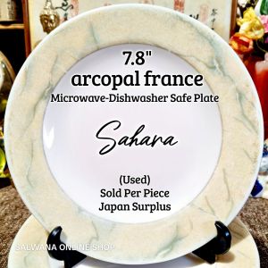 SALE‼️ 7.8in ARCOPAL FRANCE MICROWAVABLE USED PLATE • PER PIECE • JAPAN SURPLUS