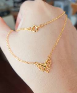 สร้อยคอโซ่อิตาลีพร้อมจีดีไซด์ทองแท้ 18k ชุบทองคำ 💯