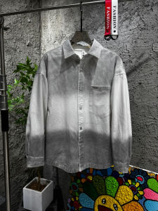 Áo Sơ Mi Nam Dài Tay Rộng Rãi Màu Sắc Chuyển Biến Thời Trang Mùa Xuân 2025 Thường Ngày Không Cần Ủi Chất Liệu Cotton