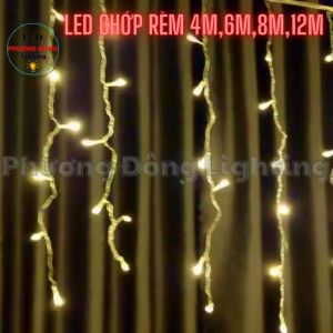 BỘ ĐÈN RÈM THẢ TRANG TRÍ NGOÀI TRỜI