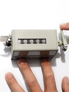 Alat Penghitung Kain Manual 75-I 75-II Mechanical Resettable 5-Bit Count Rotary Revolution Counter Togoshi