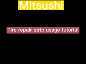 Mitsushi 12pcs Tubeless Tire Repair Kit & Vulcanizing Strip