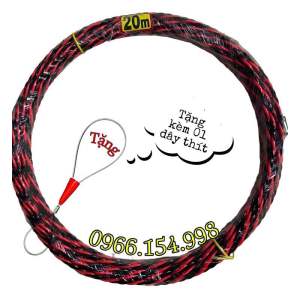 Dây Mồi Luồn Kéo Dây Điện 3 Lõi Xoắn Có bánh xe 5 ===>50 Giá Ưu Đãi (Tặng Kèm 1 dây thít nối )