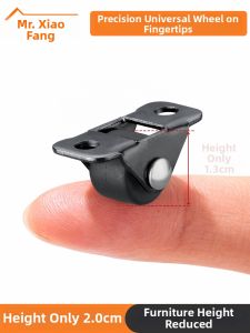 FANGXIANSHENG | Bánh Xe Cao Su Đen Siêu Nhỏ 05 Inch Không Lỗ