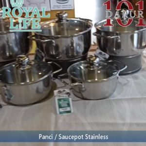 Royal Life Stainless Saucepot 24 cm / Panci Masak 54 Liter