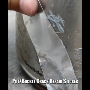 300Pcs/Set Stainless Steel Repair Tape Pot Repair Sticker Aluminum Foil Adhesive Tape