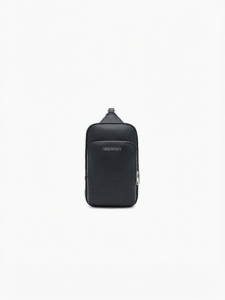 Armani Exchange | Zipped Rectangular Commuter Shoulder Crossbody Bag
