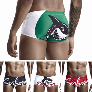 Đồ bơi hoạt hình eo thấp thời trang dành cho nam Đồ bơi lướt bãi biển phong cách gợi cảm của SEOBEAN/Hibin
