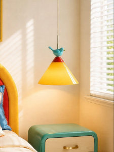 FANCY LAMP CLUB | Dopamine Eye-Protective Creative Bird Design Small Pendant Light
