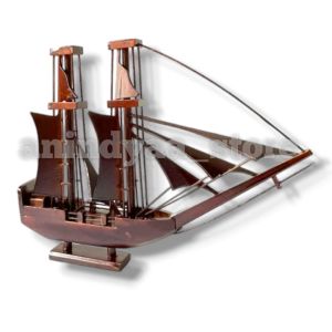 PAJANGAN MINIATUR KAPAL PINISI UK L BESAR SOUVENIR MURAH