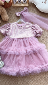PRINCESS KESLI 2-15 Years Baby Girls Princess Dress For Kids Girls Gaun Budak Perempuan Birthday Party Wedding Dresses