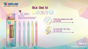 Combo 10 Cây Bút Bi Thiên Long TL-079- 3 màu mưc- Xanh/ Đỏ/ Đen