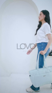 Tas Wanita Tote Bag Ringan Puffy Tas Kuliah Tote Bag for Travel Beach The Bubble Enzhi