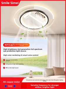 Smile | Smart Voice Control Bladeless Ceiling Fan Light