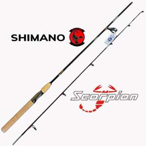 DISKON 50% Joran shimano scorpion ev custom 168/183cm14-6lbring guide duji real set shimano cs