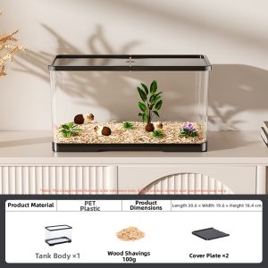 HUICHONG | Large Space Luxury Hamster Cage Anti-Bite Transparent Habitat
