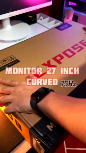 EXPOSE Monitor 19/22/24/27 Inch Curved Pc Gaming 2K/4K Monitor Desktop Computer 24/27 inch 75/165Hz IPS White/Black