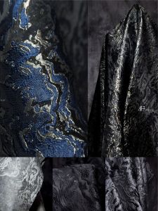 Áo Khoác Vest Hanfu Hai Mặt Bằng Đá Tráng Men Thiết Kế Vải Trung Quốc Cổ Điển Vải Dệt Kim Họa Tiết Hoa Cho Đồ Thủ Công DIY