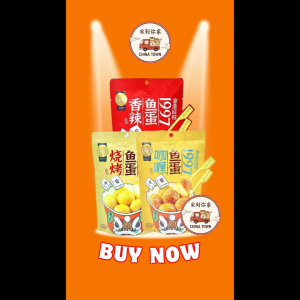 [READY STOCK] Golden Selection Hong Kong Style Fish Ball 90g - Curry / Spicy / BBQ