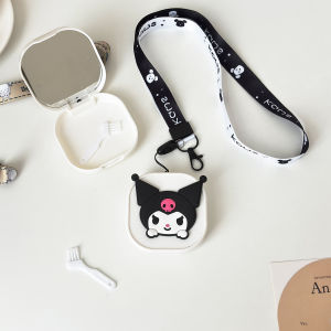 Portable Invisible Orthodontic Retainer Storage Box Childrens Cute Dental Appliance Cleaner Brush Holder Orthodontic Device Case