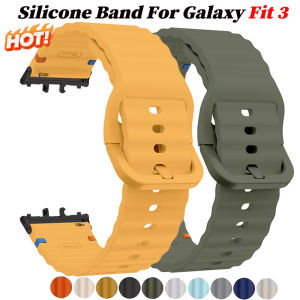 Sport Silicone Strap for Samsung Galaxy Fit 3 Band Smartwatch Rubber Bracelet Correa for Samsung Galaxy Fit3 Strap Accessories
