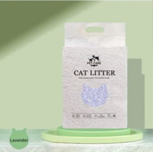 GREENPETS  tofu cat litter has an extremely strong water absorption deodorizing  dust-free and instantly clumps up to 6 liters