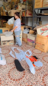 ชุดสีวิบาก เปลือกวิบาก สีขาวส้ม KTM150 แปลงใส่ CRF KLX KTM TTR KX65 KSR MSX DASH รถวิบาก แฟริ่งวิบาก พร้อมส่งในไทย ชุดสีKTM พร้อมเบาะ+ถังน้ำมัน