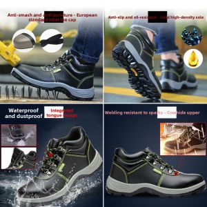 DINGGU | Anti-Smash Puncture-Proof Waterproof Work Shoes