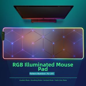 KIUAOCAI | RGB Lighting Gaming Office Mouse Pad