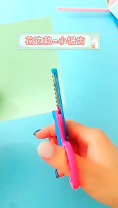 [Little B House] Kids Art Scissors Zig Zags Scissor Wave Scissors Lace Scissors Craft 花边剪刀 Gunting Art - ST70