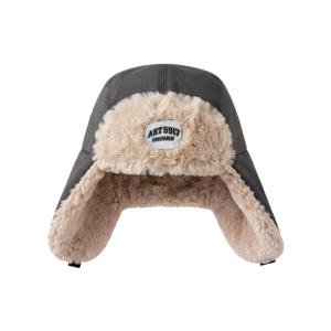 Plush Lei Feng Hat Warmth Ear Protectors Hat Outdoor Sports Ski Hat Fashion Warm Pilot Cap for Women Cold Proof Beanie Caps