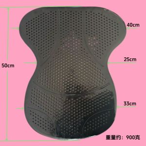 Equestrian Silicone Pad Saddle Pad Shock Absorption Anti-slip Balance Equine Equipment Horseback Riding Sports Mat