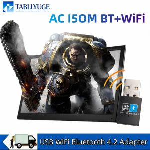 150Mbps USB WiFi Bluetooth 4.2 Adapter 2-in-1 Wireless Network Card + Bluetooth Dongle 2.4GHz WLAN Receiver Driver Free