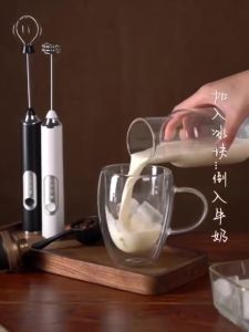 MiaXia Joy Máy tạo bọt sữa máy tạo bọt cà phê máy tạo bọt sữa điện gia dụng máy khuấy sữa máy đánh trứng cầm tay