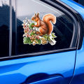 Squirrel in Tree Car Sticker Decoration  Waterproof Vinyl Decal Car Accessories Decor. 