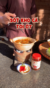 Sốt kho cá tỏi ớt Làng Chài Xưa 280g chuẩn vị cá kho thơm ngon tròn vị như kho thủ công