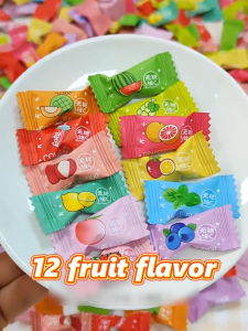 Mint Candy Sugar Free Assorted Fruit Sweet Flavor Candy KissesFresh breathcool and refreshing
