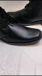 SEPATU PDH HITAM PRIA/SEPATU POLRISATPAMTNI 39-43