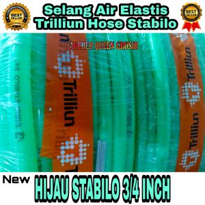 SELANG AIR ELASTIS TRILLIUN STABILO 3/4 INCH HARGA 5 10 15 20 METER