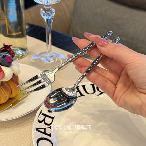 Elegant Hammered Pattern Coffee Spoon Luxury Fruit Dessert Spoon Set Beautiful Crack Design Stainless Steel Dining Utensils